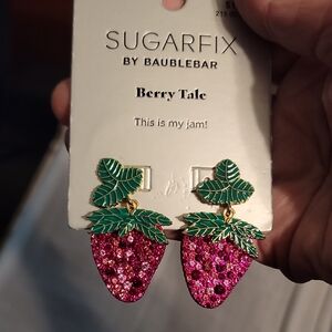 Sugarfix Strawberry Earrings
